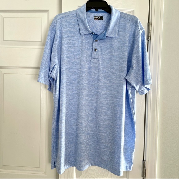 Bolle 2X Blue Short Sleeved Golf Polo Shirt - Picture 2 of 9